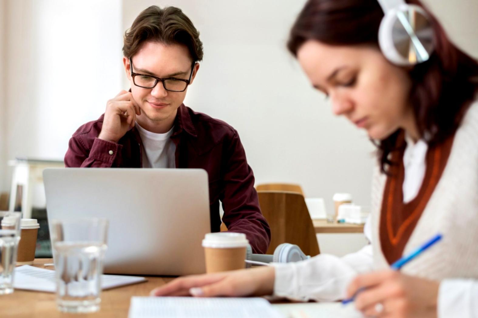 Advanced automated testing setup showing multiple screens with test results and framework architecture